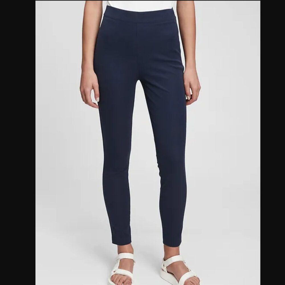 NWT GAP High Rise Bi-Stretch Leggings in Navy Size 10